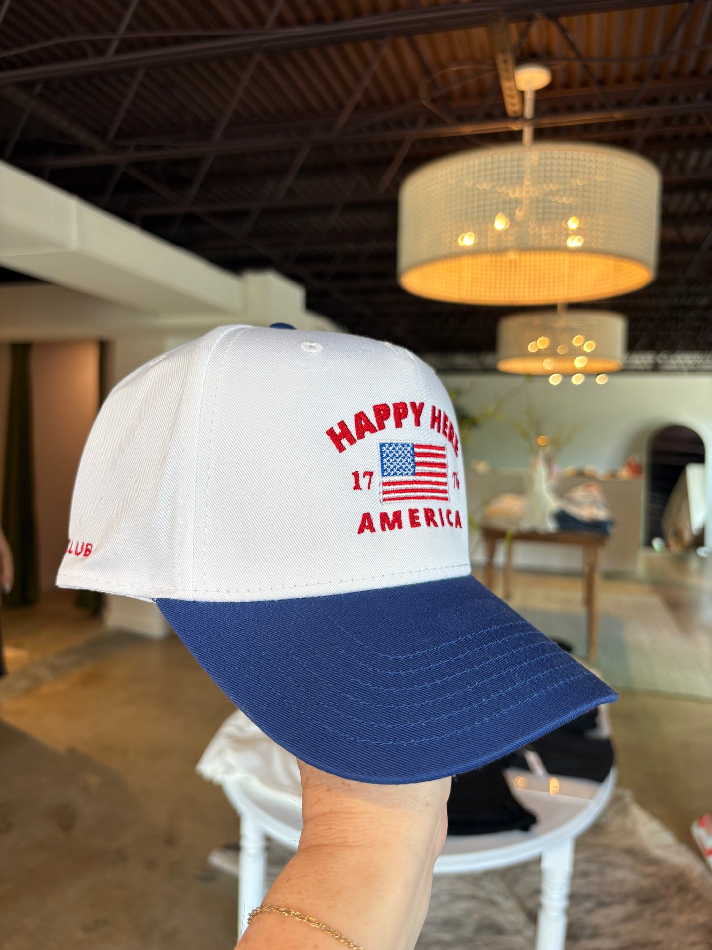 40% OFF TAKEN OFF AT CHECKOUT! HAPPY HERE AMERICA Trucker