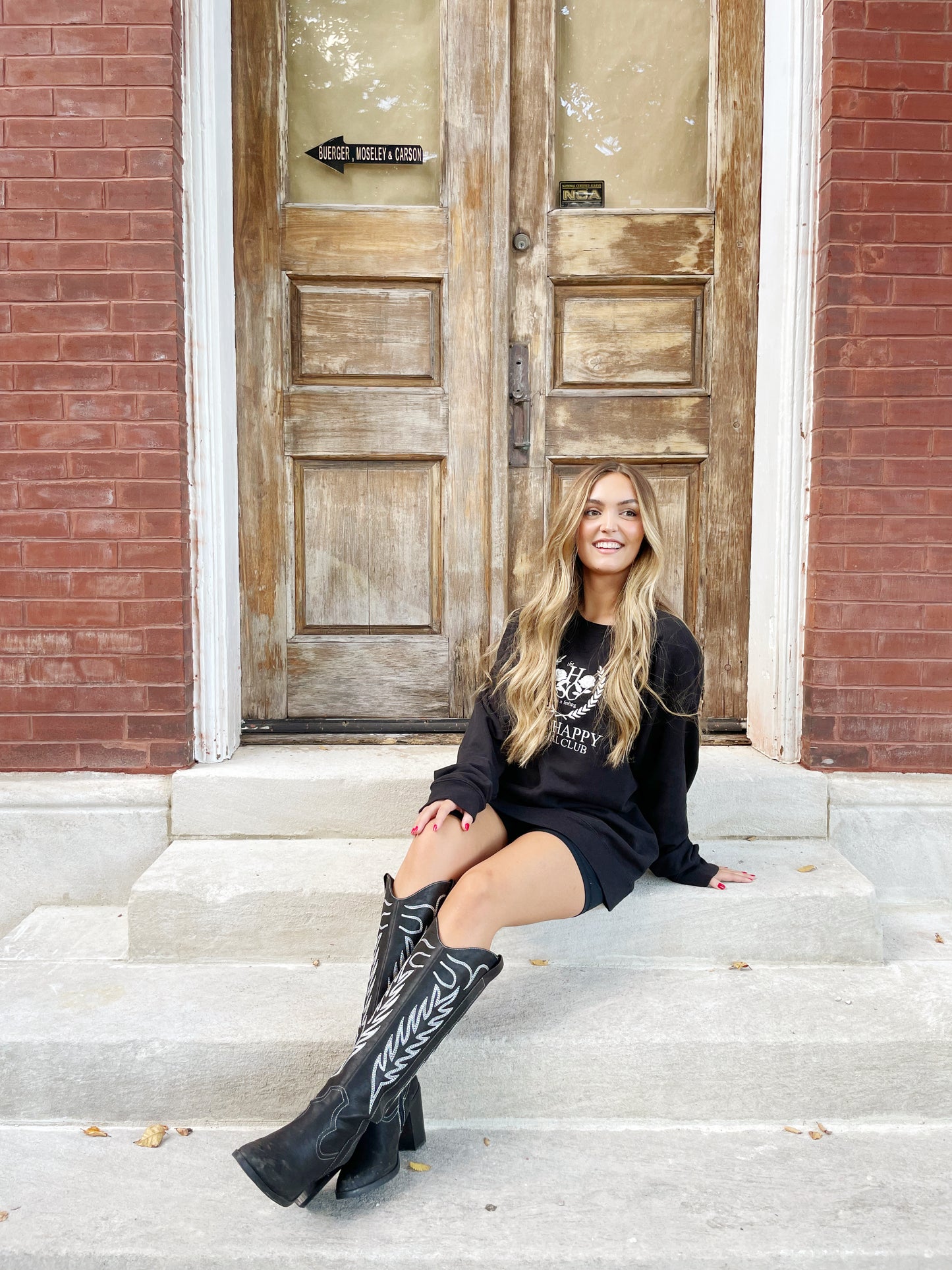 Embroidered Rose Crest THSC Crew Sweatshirt Allow 2 weeks before Ship Date