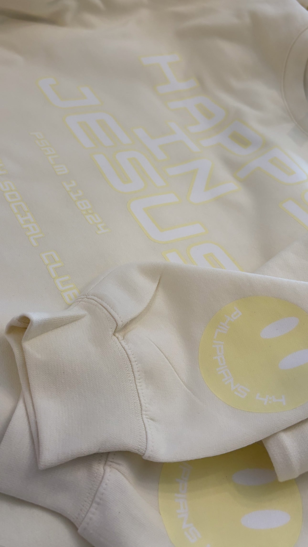 HAPPY IN JESUS Crew Sweatshirt