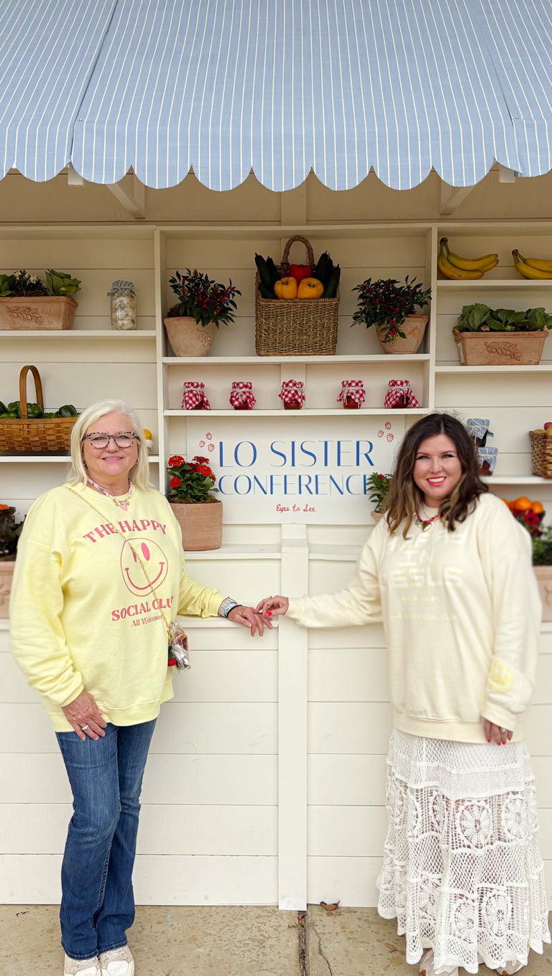 HAPPY IN JESUS Crew Sweatshirt