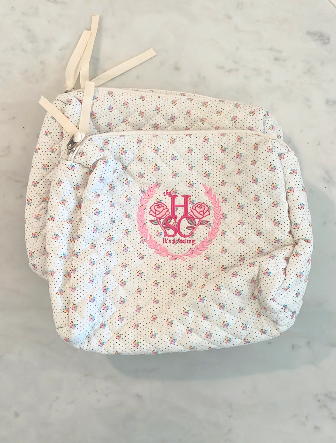 HSC Rose Crest Cosmetic Bag