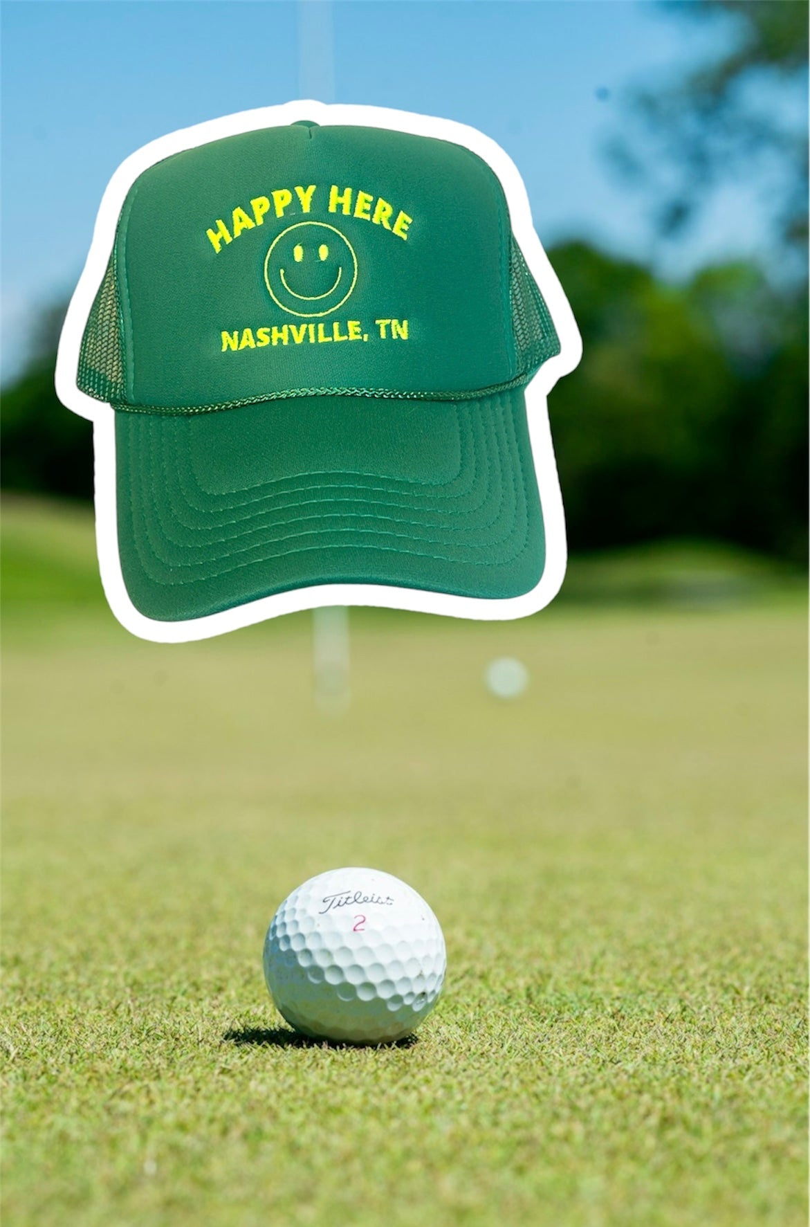 HAPPY HERE Nashville Trucker Hat (Various Color Options)