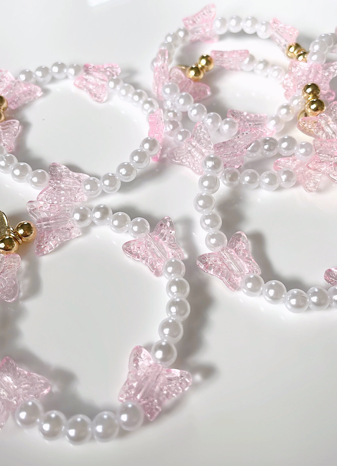 Butterflies and Pearls Bracelet (Youth and Adult)