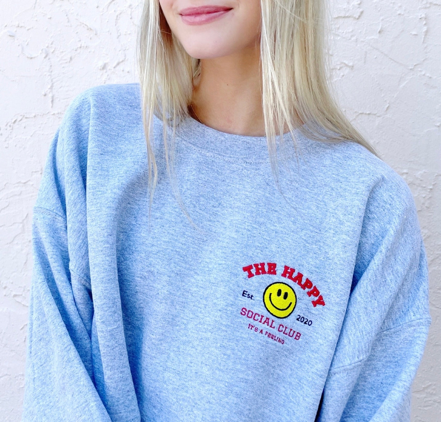 60% OFF SALE TAKEN OFF AT CHECKOUT!
Embroidered Varsity Style THSC Crew Sweatshirt