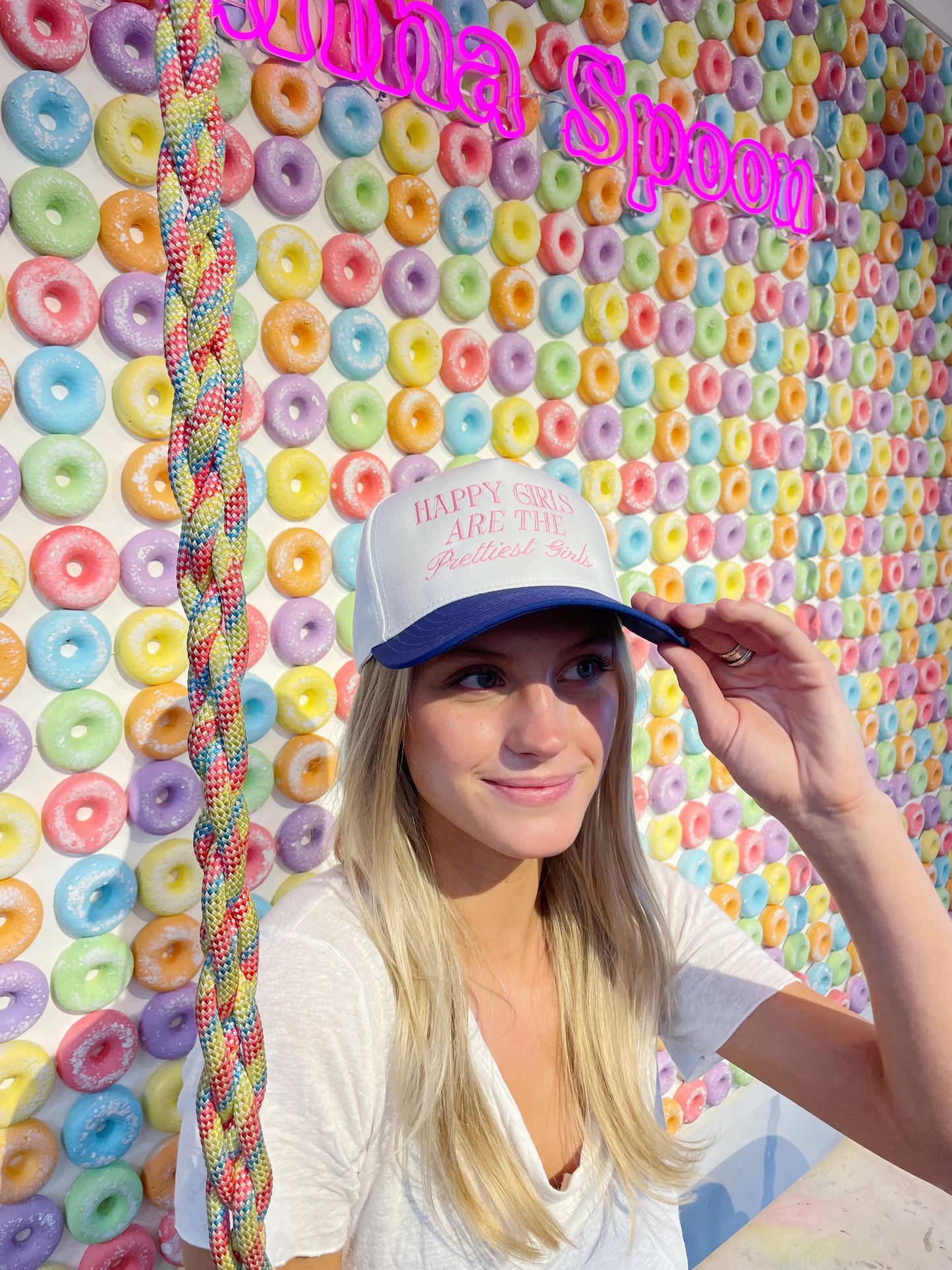 Happy Girls are the Prettiest Girls hat