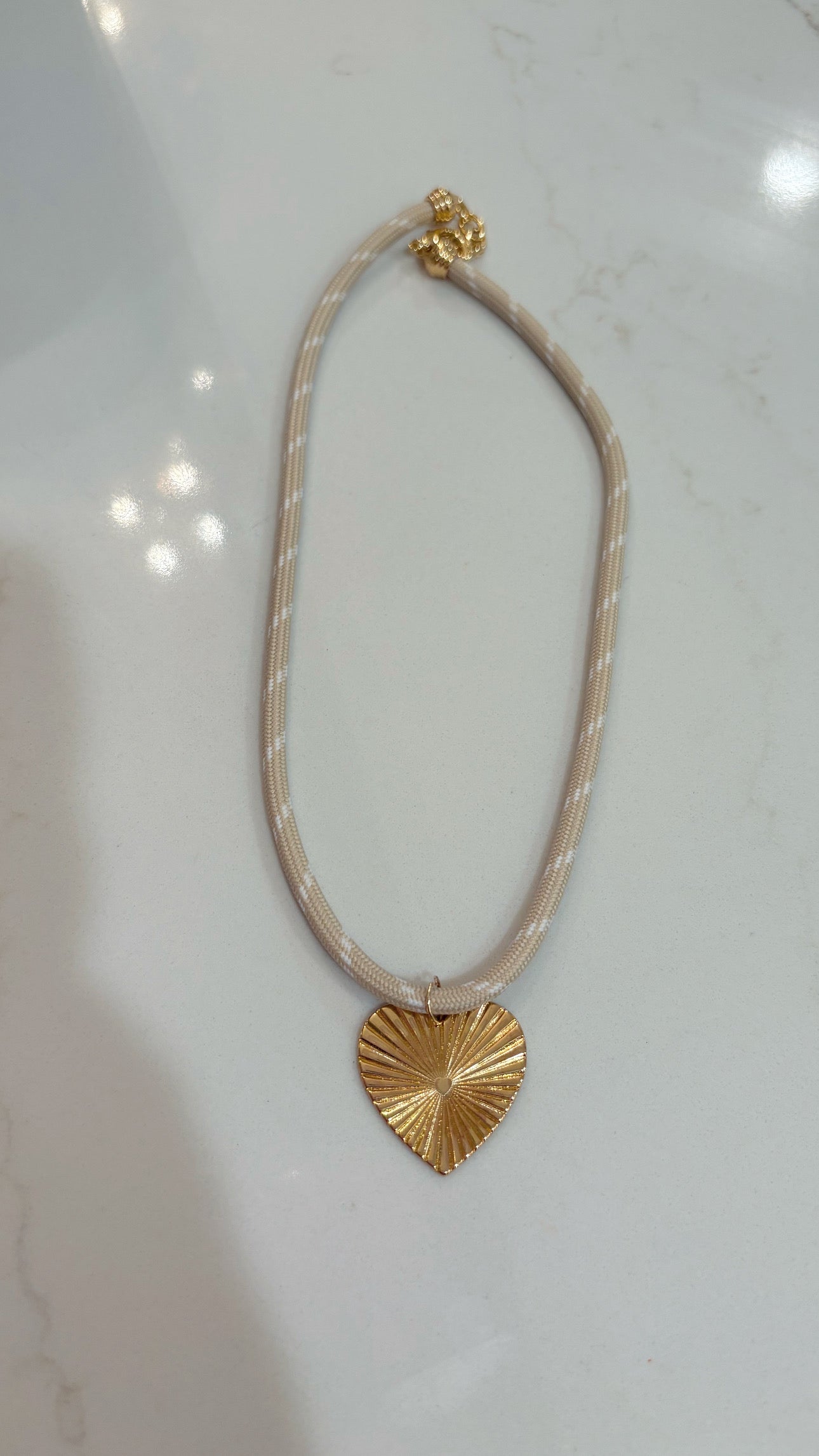 Heart Cord Necklace