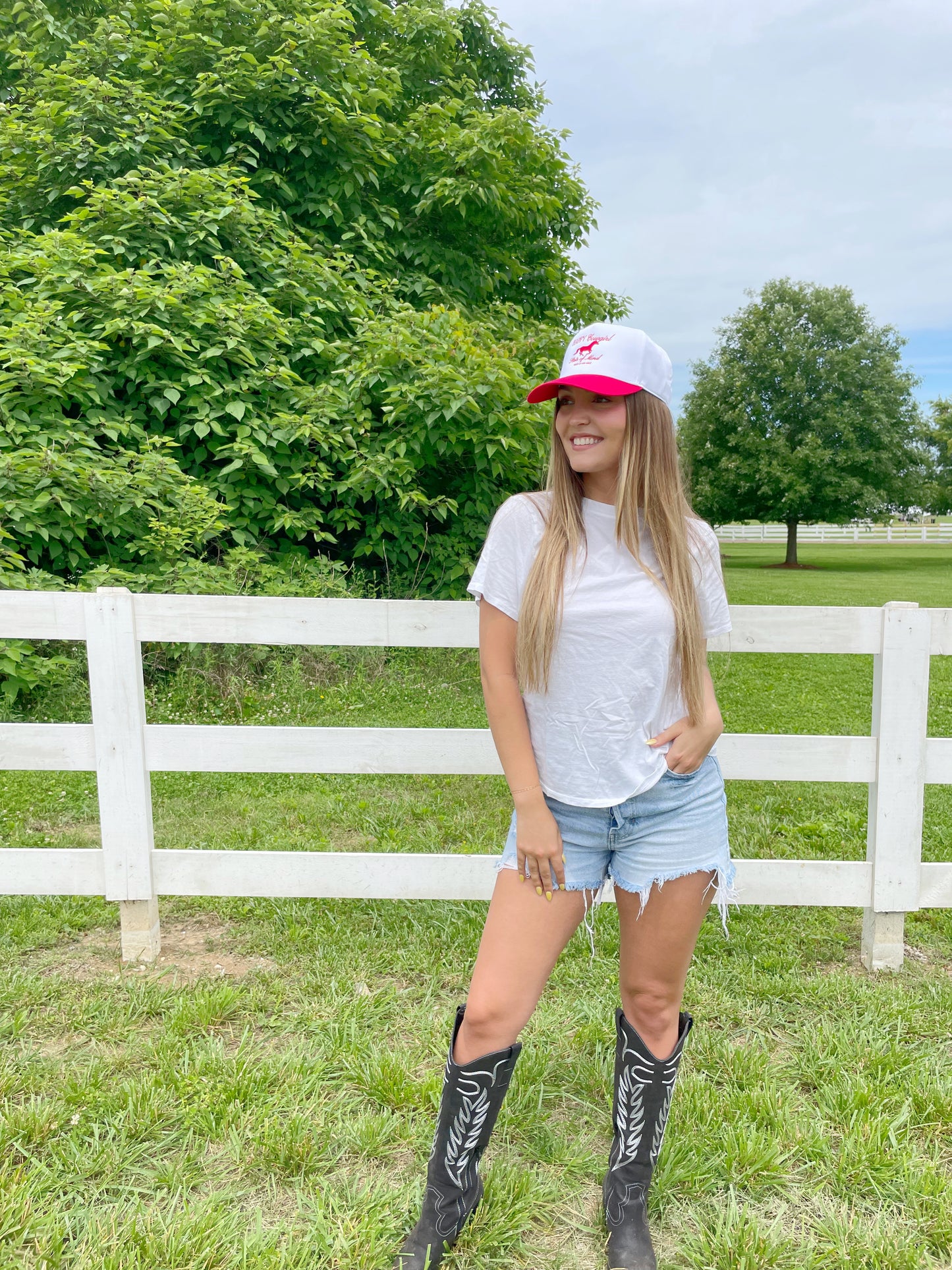 HAPPY COWGIRL Hat GIDDY UP AND SMILE