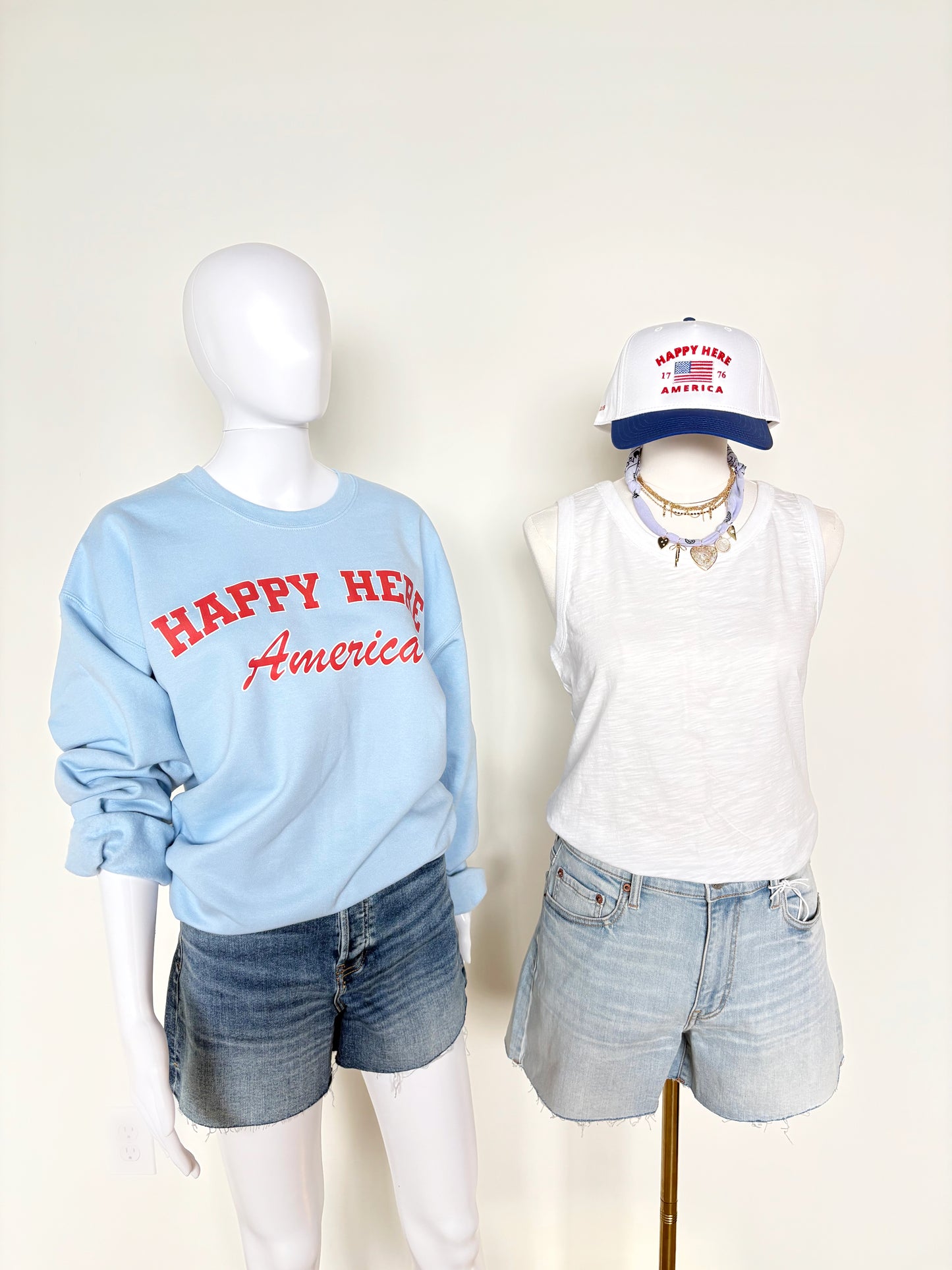 40% OFF TAKEN OFF AT CHECKOUT! HAPPY HERE AMERICA Trucker