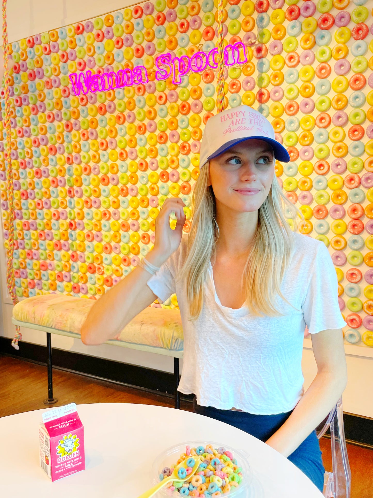 Happy Girls are the Prettiest Girls hat
