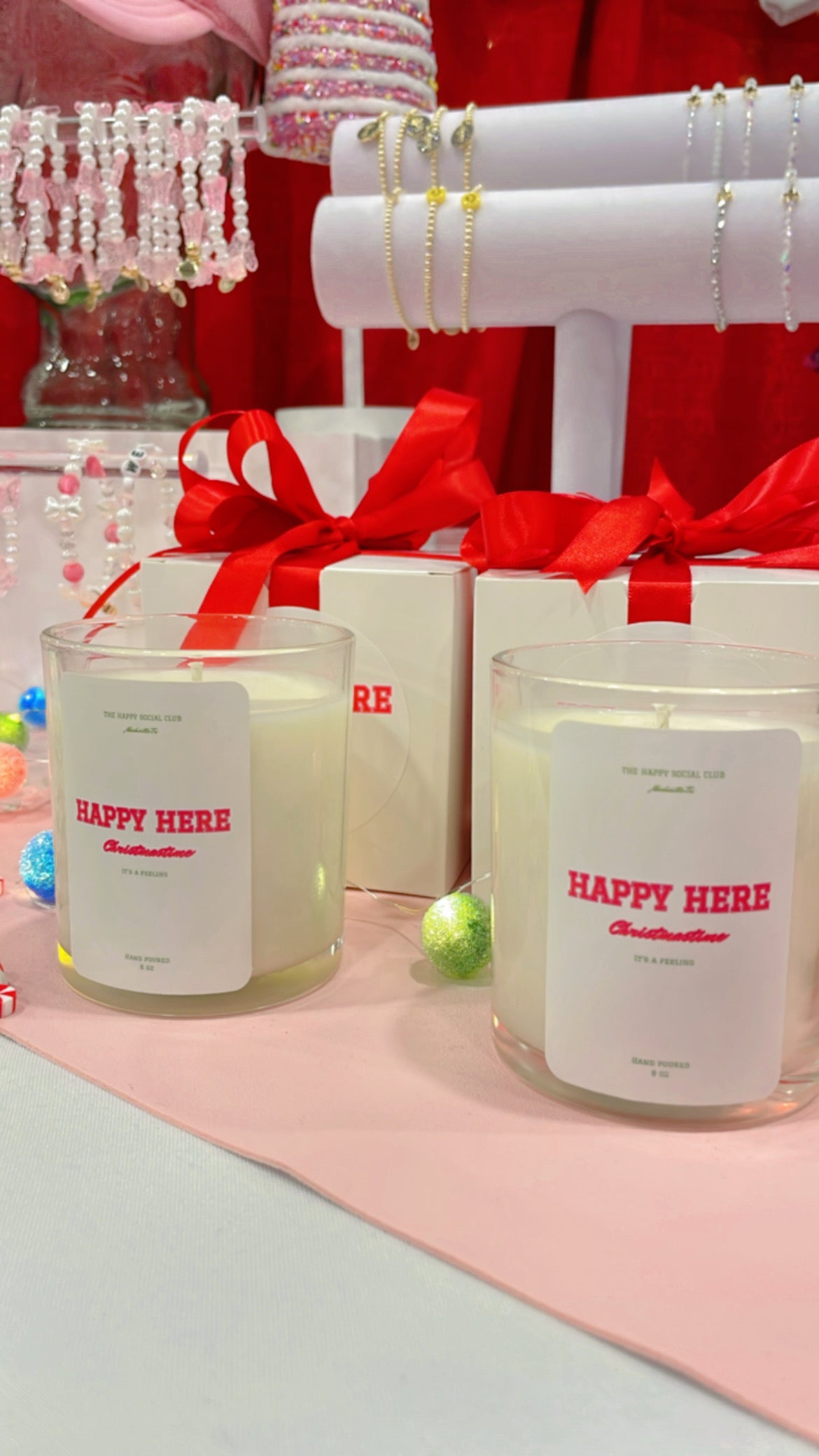 HAPPY HERE Christmastime Candle🎄40% OFF Taken Off at Checkout!