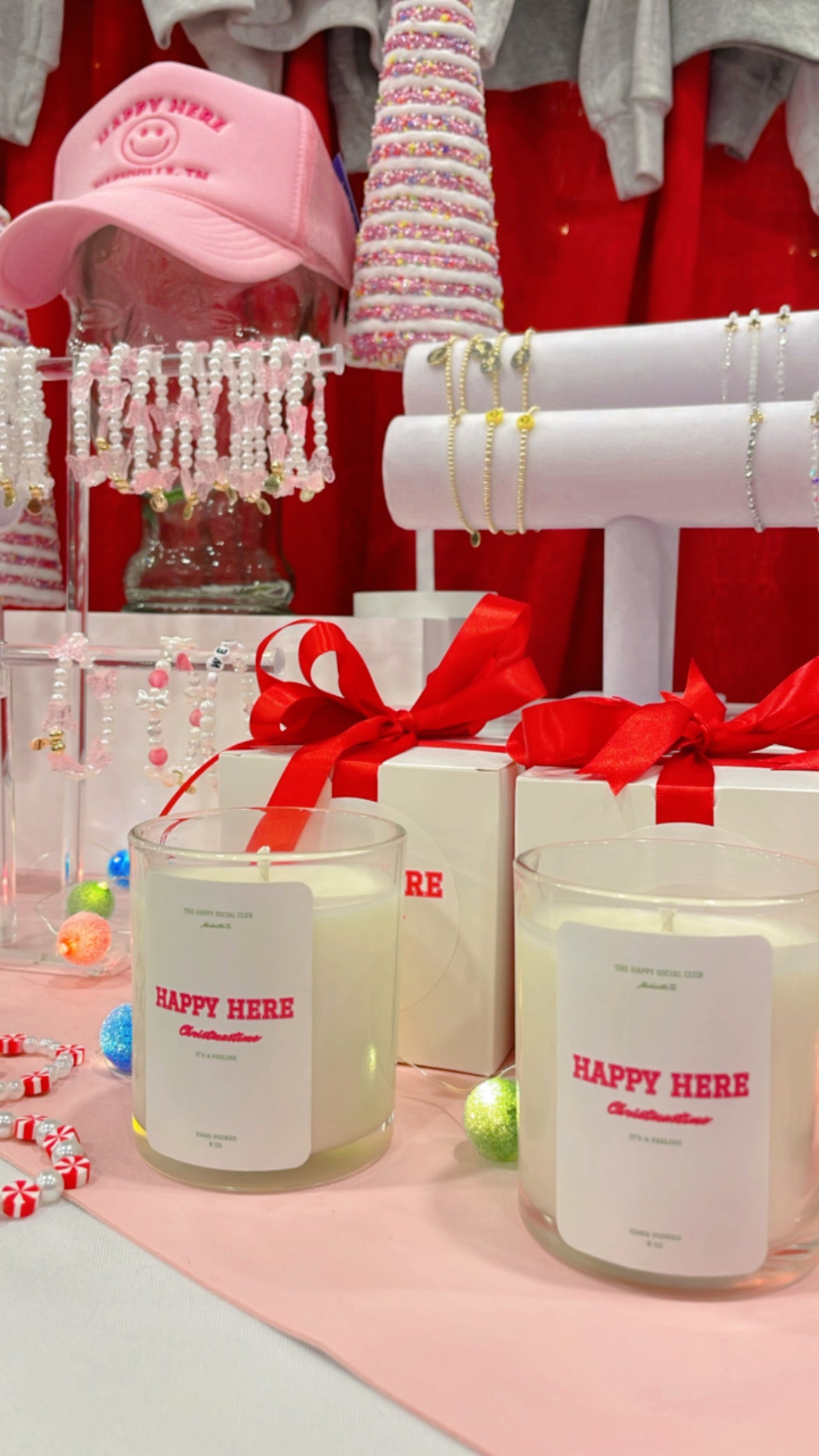 HAPPY HERE Christmastime Candle🎄40% OFF Taken Off at Checkout!