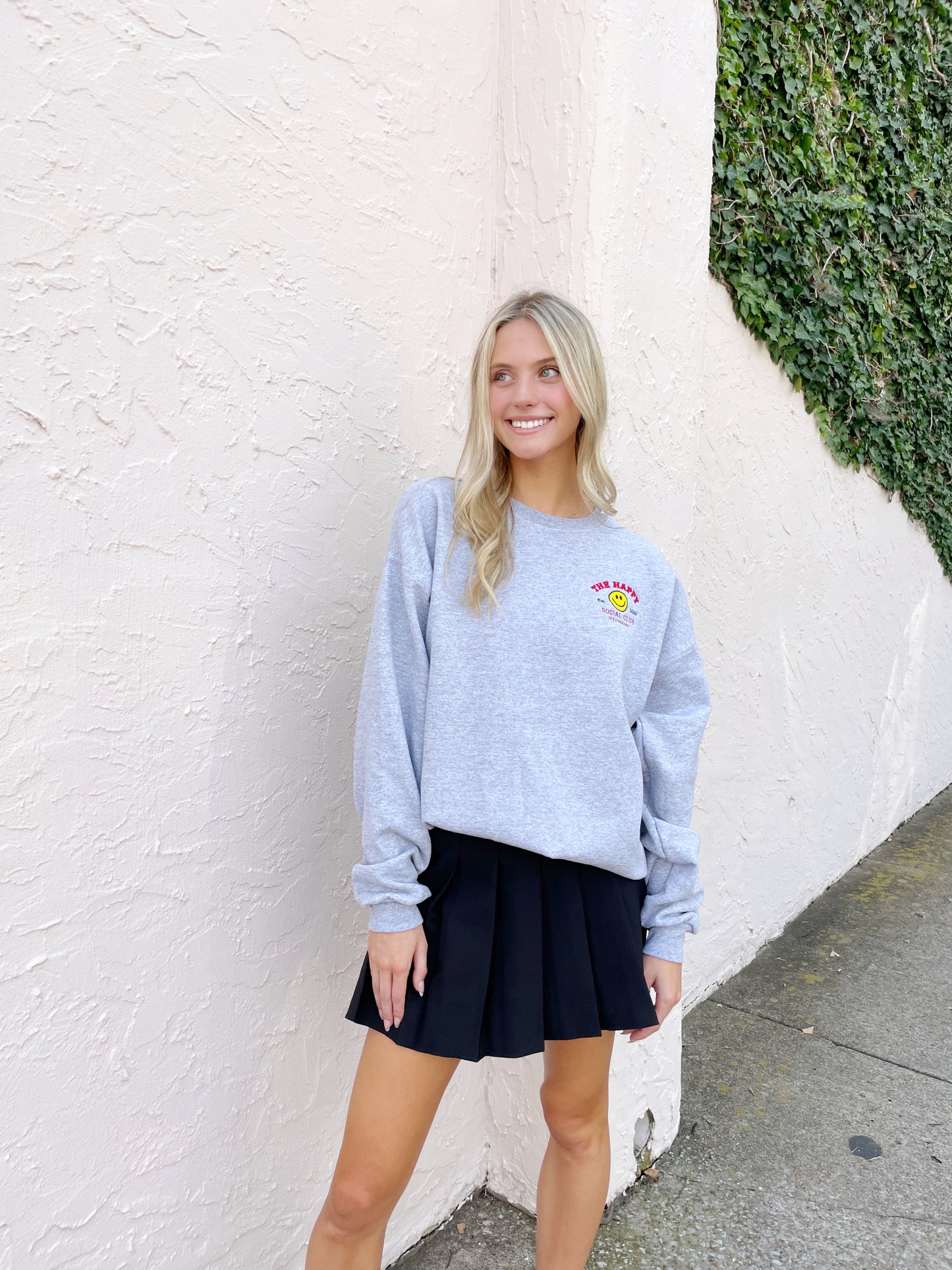 60% OFF SALE TAKEN OFF AT CHECKOUT!
Embroidered Varsity Style THSC Crew Sweatshirt