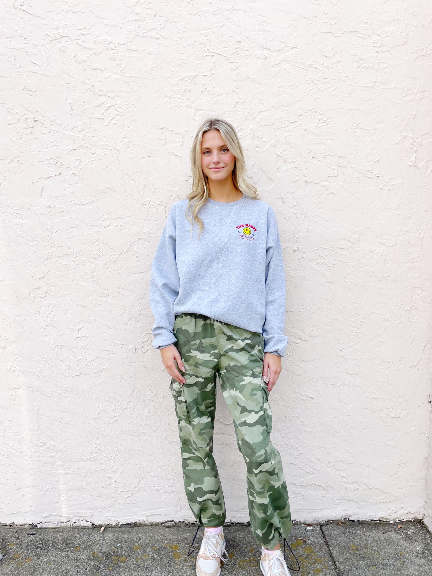 60% OFF SALE TAKEN OFF AT CHECKOUT!
Embroidered Varsity Style THSC Crew Sweatshirt