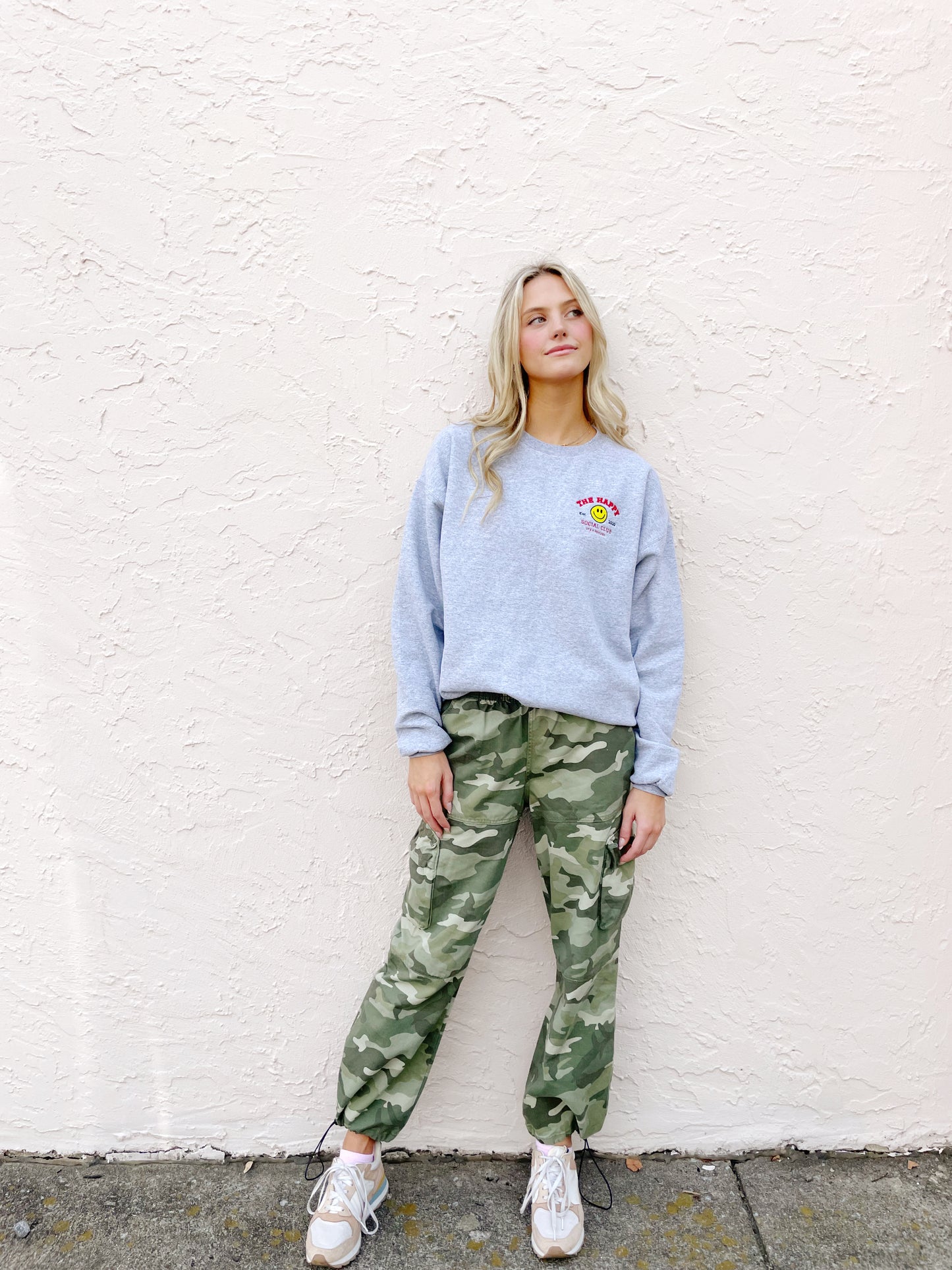 60% OFF SALE TAKEN OFF AT CHECKOUT!
Embroidered Varsity Style THSC Crew Sweatshirt