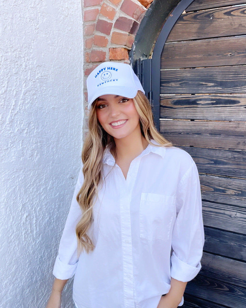HAPPY HERE KENTUCKY Trucker Hat