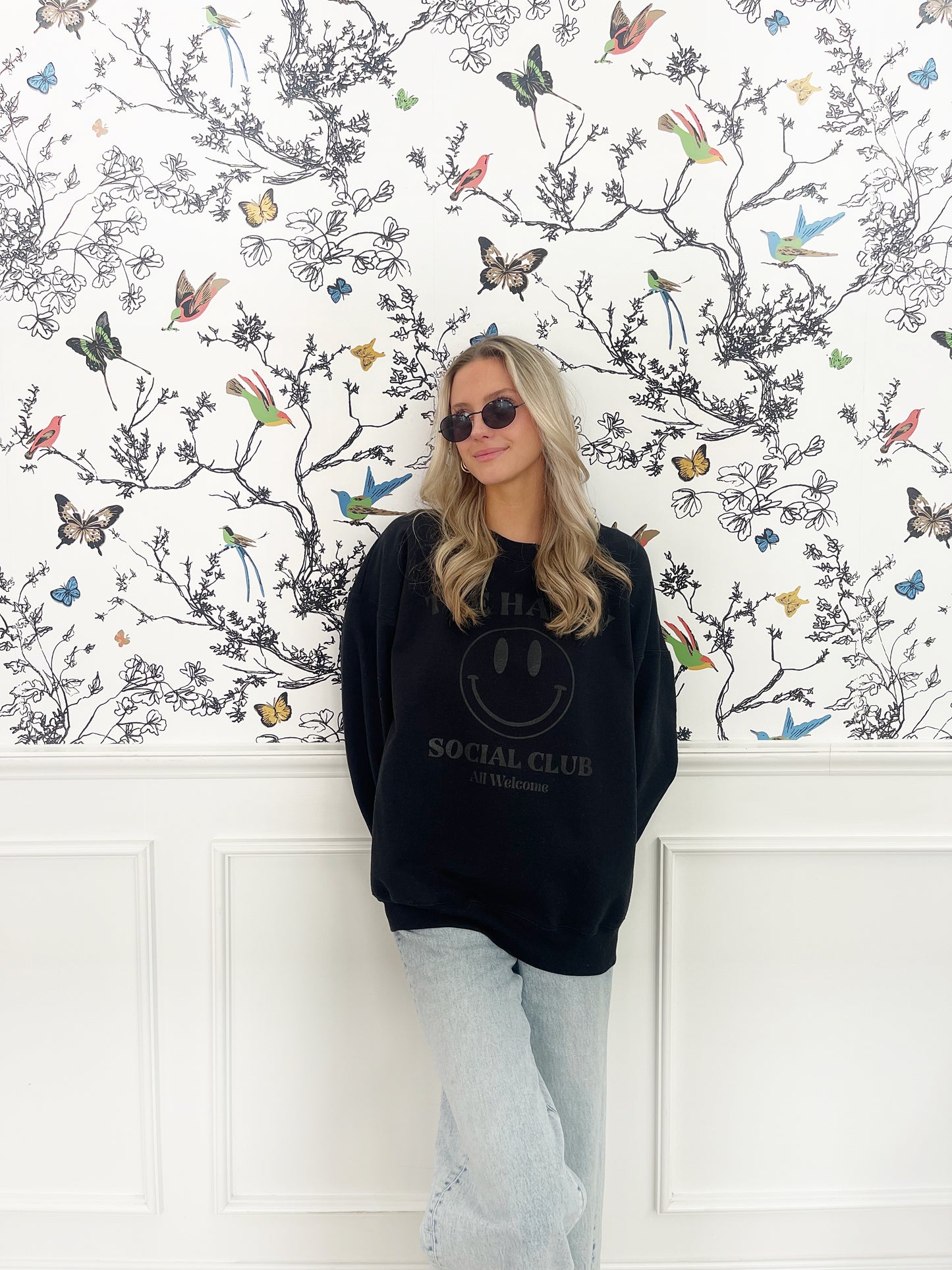 THE HAPPY SOCIAL CLUB Crew Sweatshirt