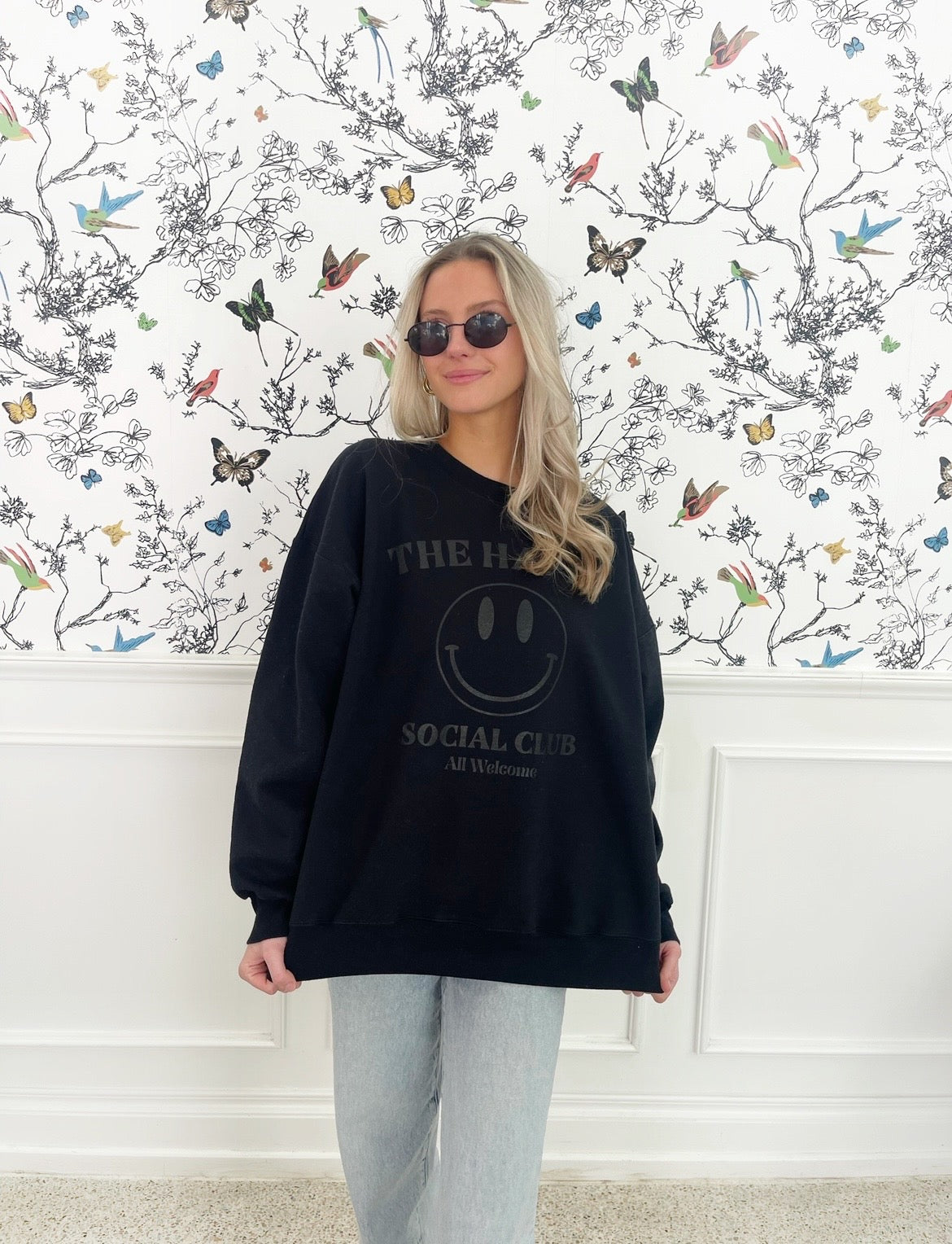 THE HAPPY SOCIAL CLUB Crew Sweatshirt