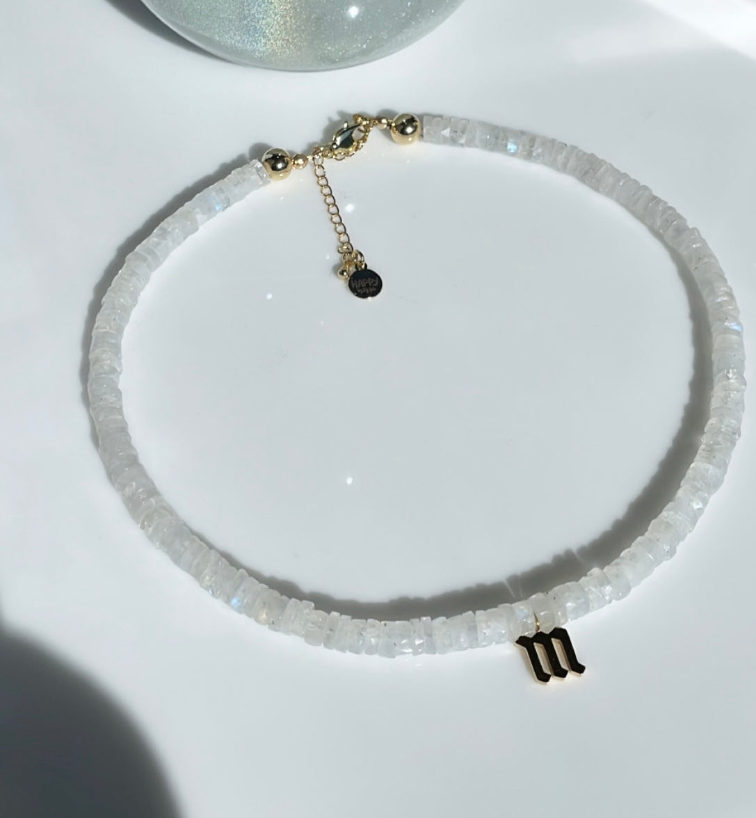 Moonstone Name Necklace