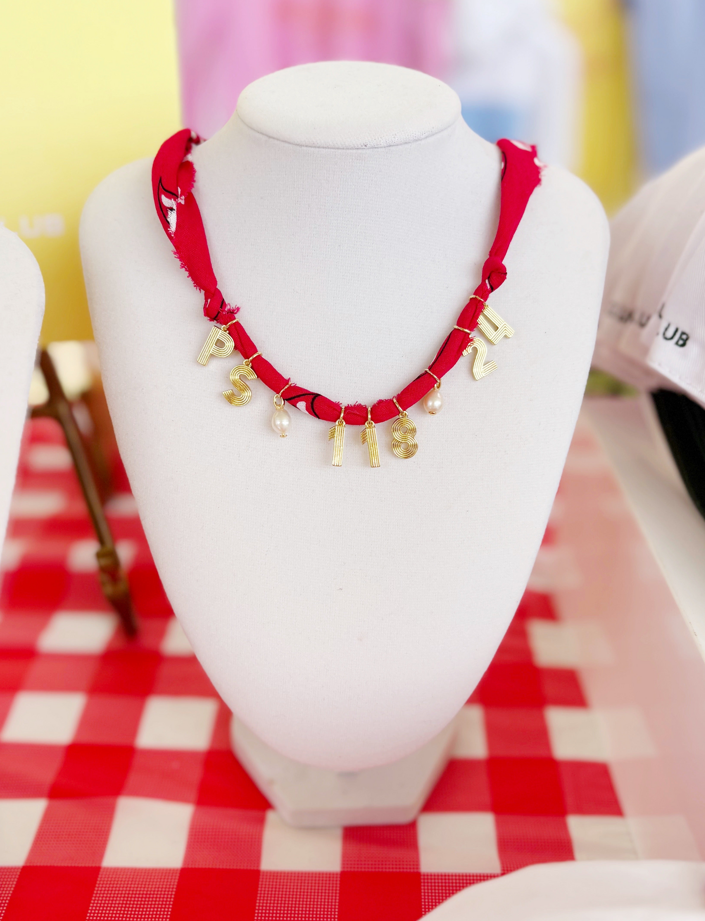 PSALM 118:24 Bandana Charm Necklace (Today is the day that the Lord has made let us Rejoice and be HAPPY in it!)