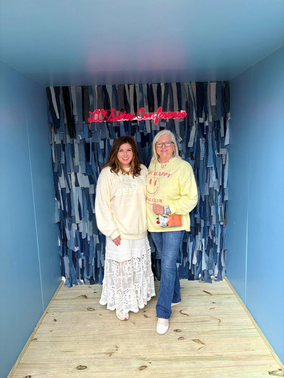 HAPPY IN JESUS Crew Sweatshirt