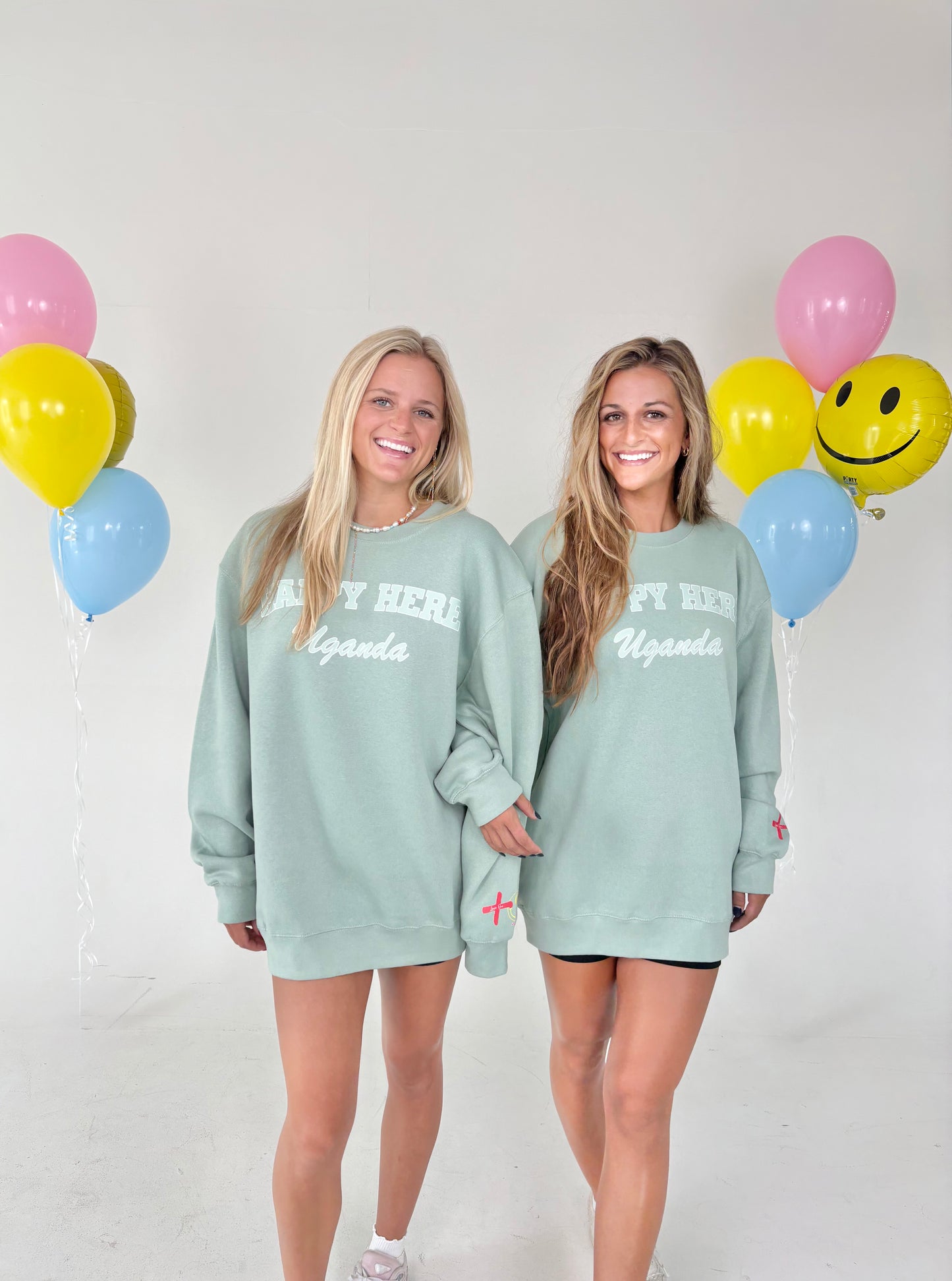 HAPPY HERE Uganda Sweatshirt (Happy Social Club X Love One International Ambassador Collaboration)
