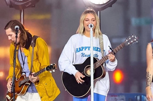 HAPPY HERE NASHVILLE TN Crew Neck Sweatshirt