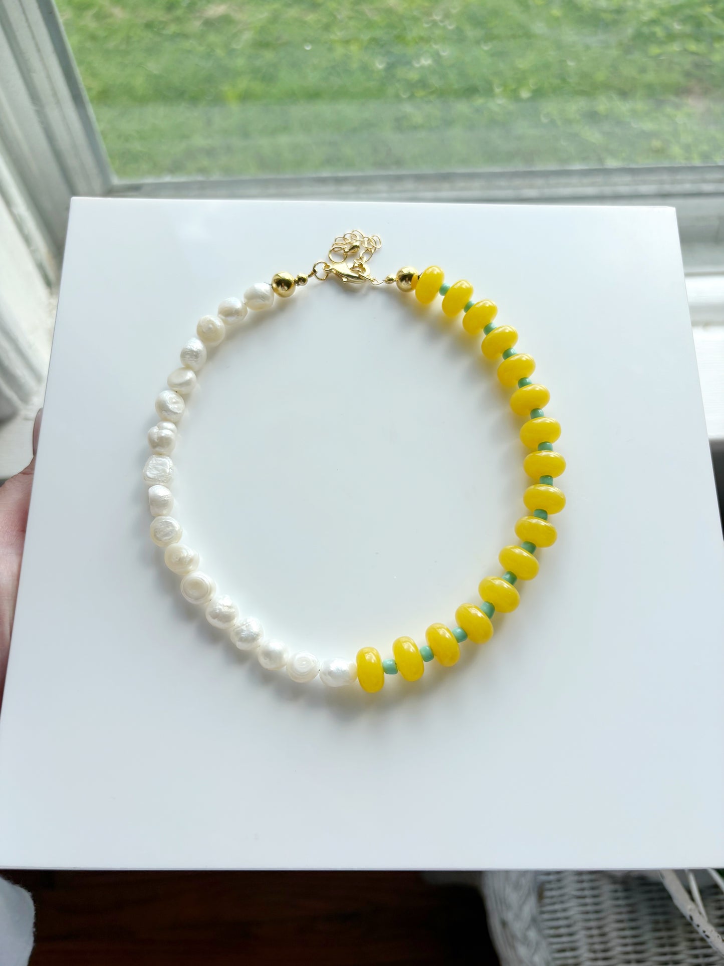 Sunny Happy Beaded Necklace Discount Code SUMMER20 for 20% OFF