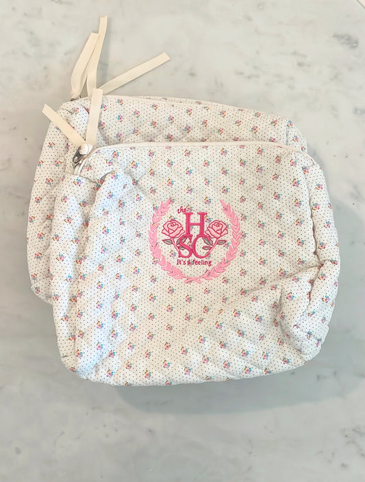 HSC Rose Crest Cosmetic Bag