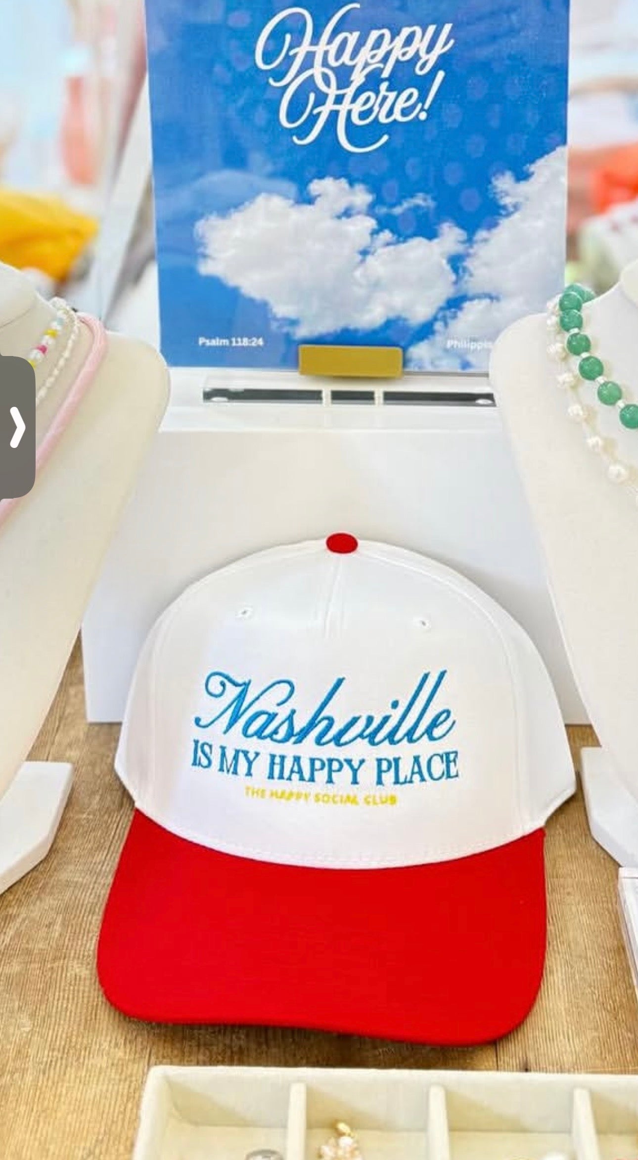NASHVILLE is my HAPPY PLACE Trucker Hat 20% OFF Discount Code SUMMER20