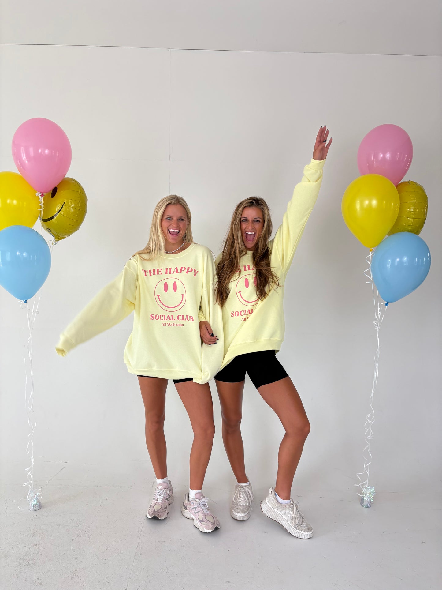 THE HAPPY SOCIAL CLUB Crew Neck Sweatshirt (20% OFF with Discount Code SUMMER20)
