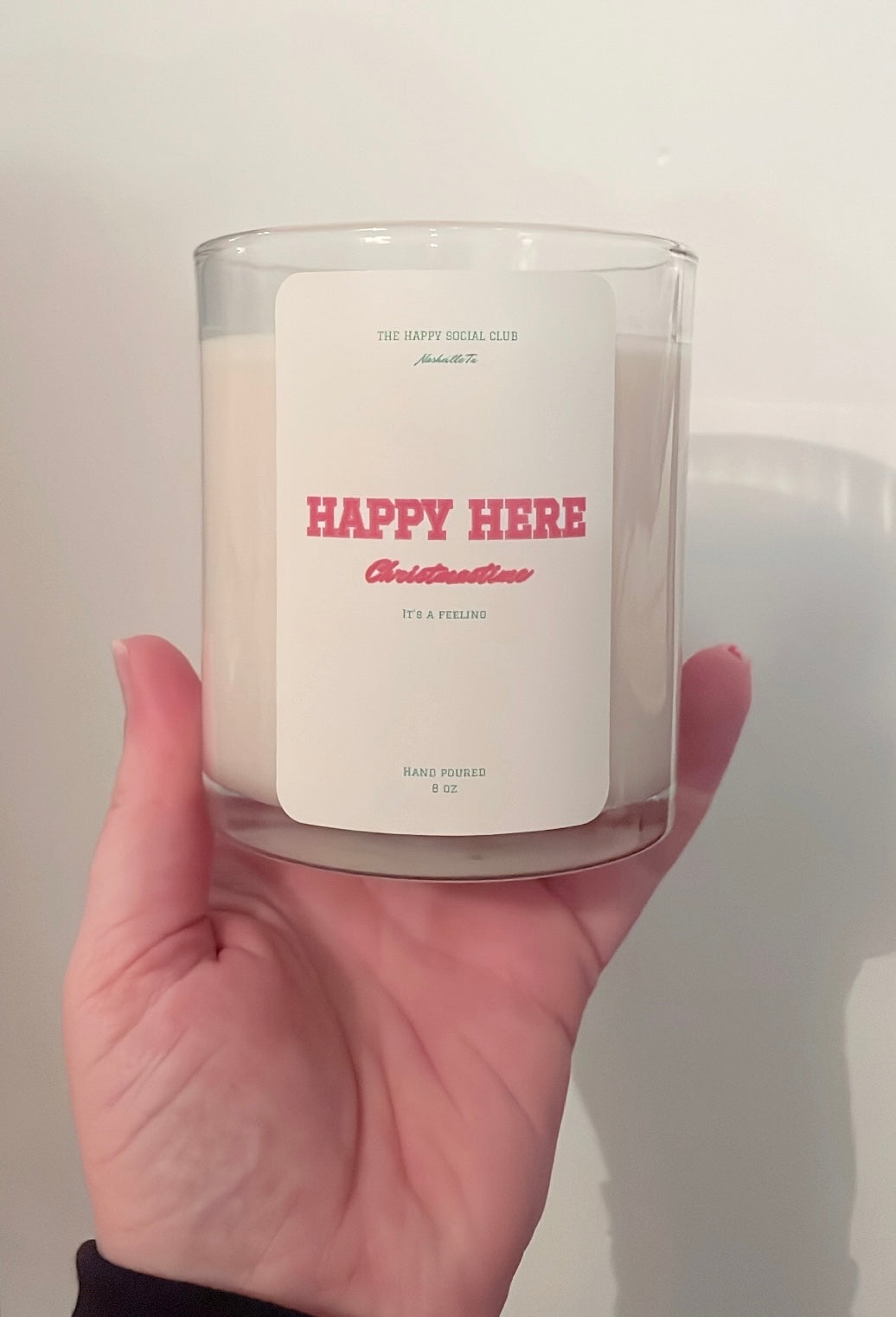 HAPPY HERE Christmastime Candle🎄40% OFF Taken Off at Checkout!