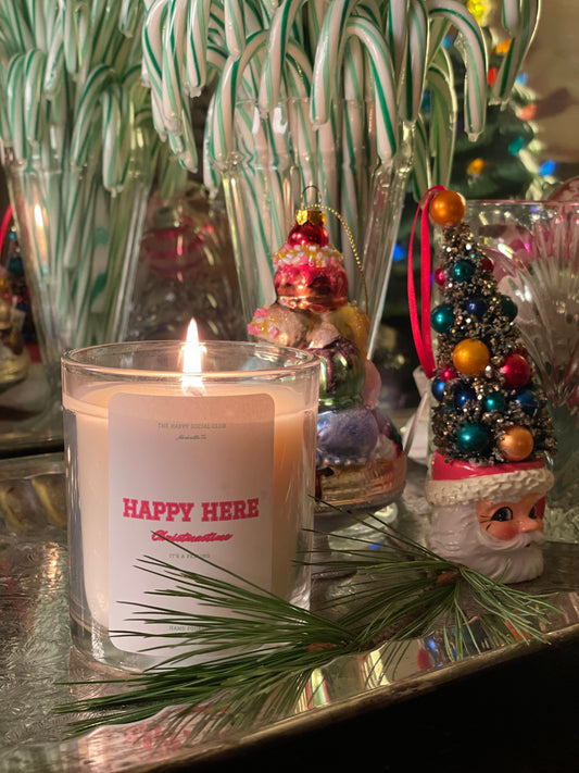 HAPPY HERE Christmastime Candle🎄40% OFF Taken Off at Checkout!