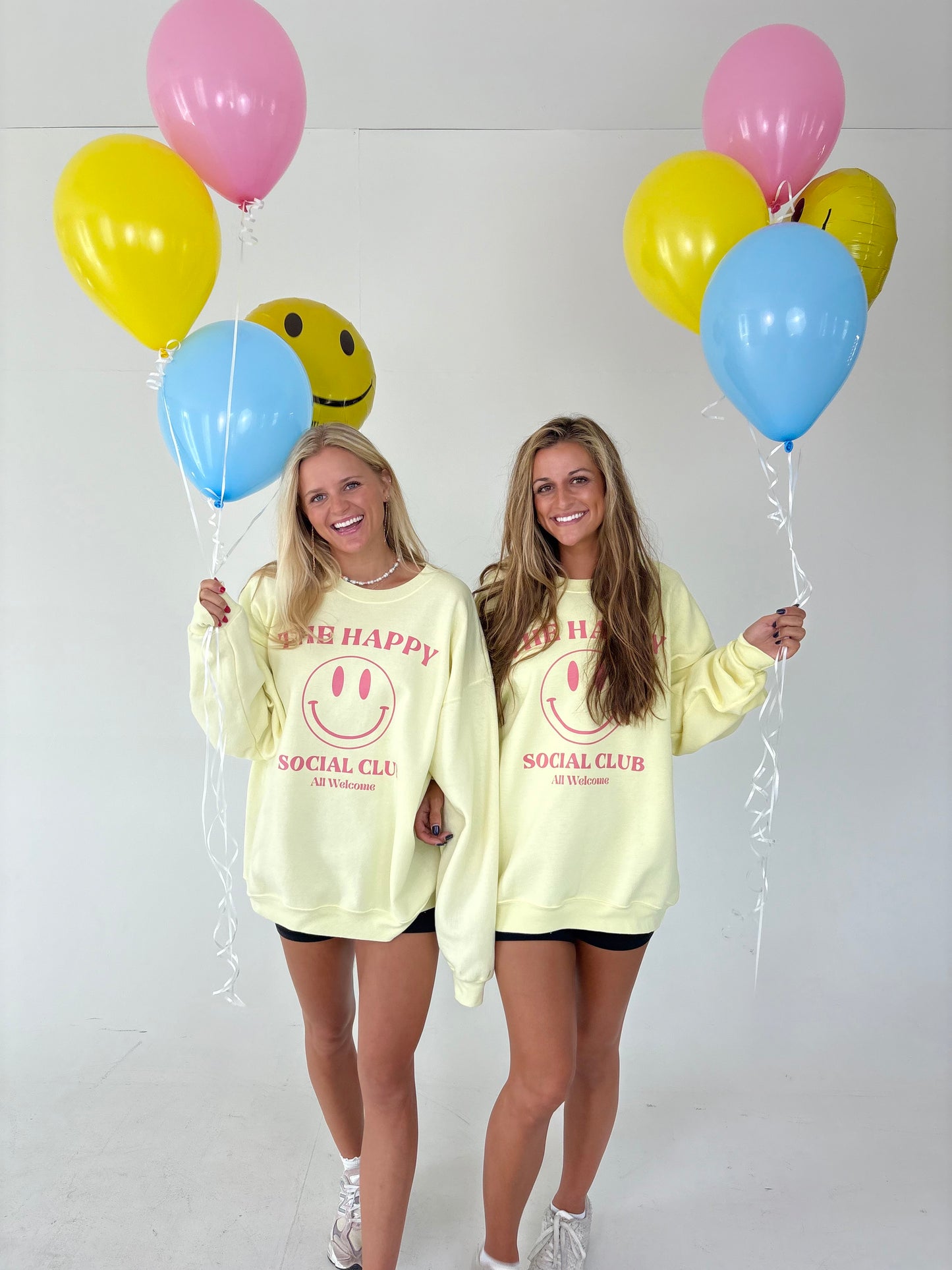THE HAPPY SOCIAL CLUB Crew Neck Sweatshirt (20% OFF with Discount Code SUMMER20)