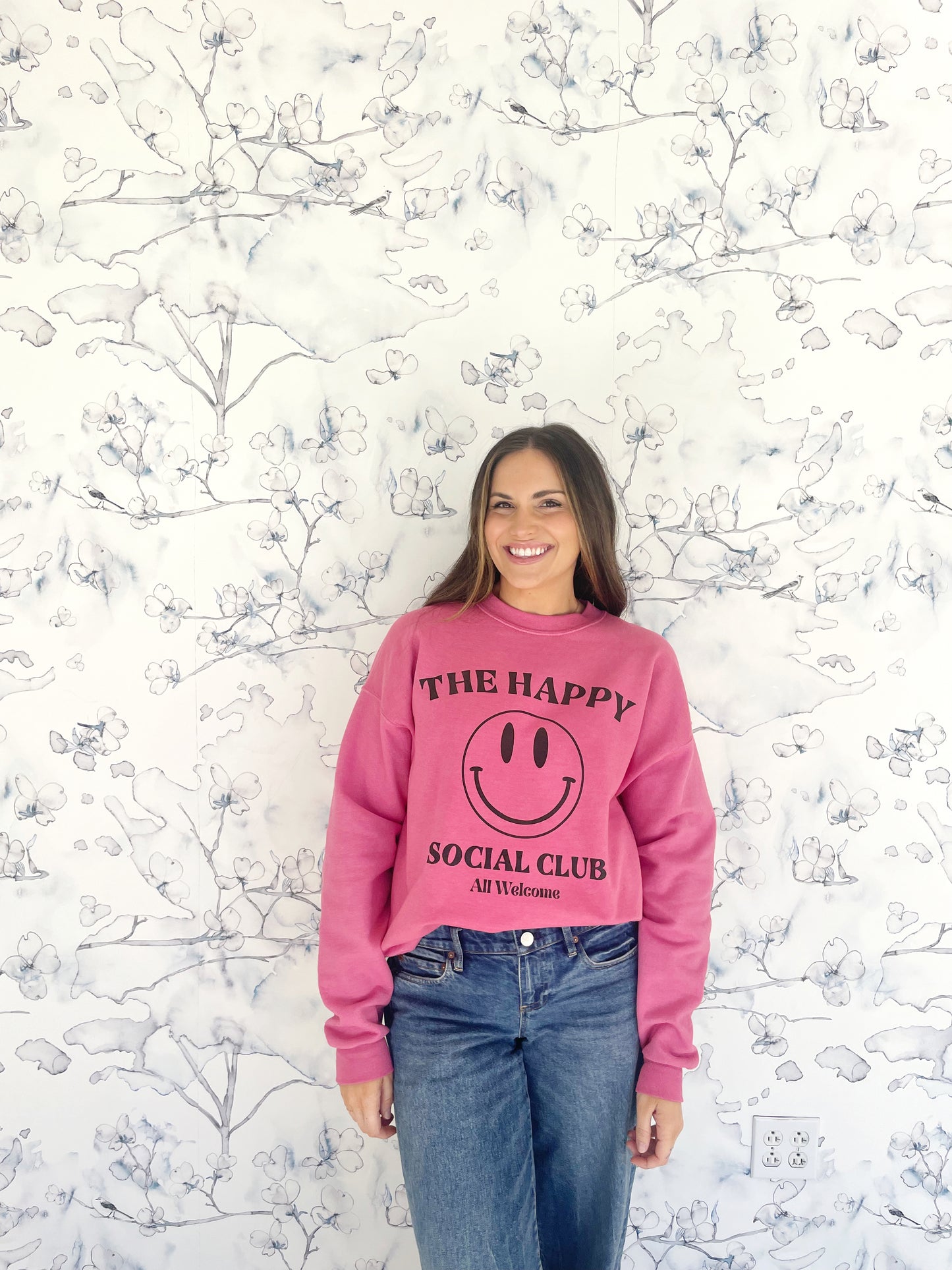 THE HAPPY SOCIAL CLUB Crew Neck Sweatshirt