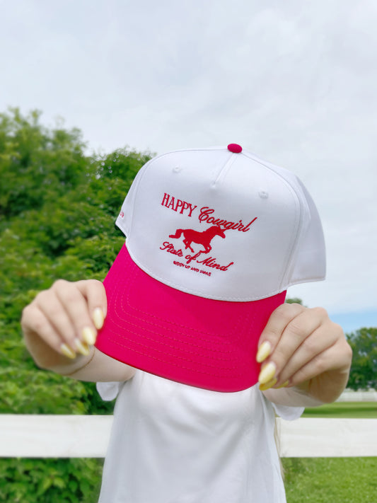 HAPPY COWGIRL Hat GIDDY UP AND SMILE