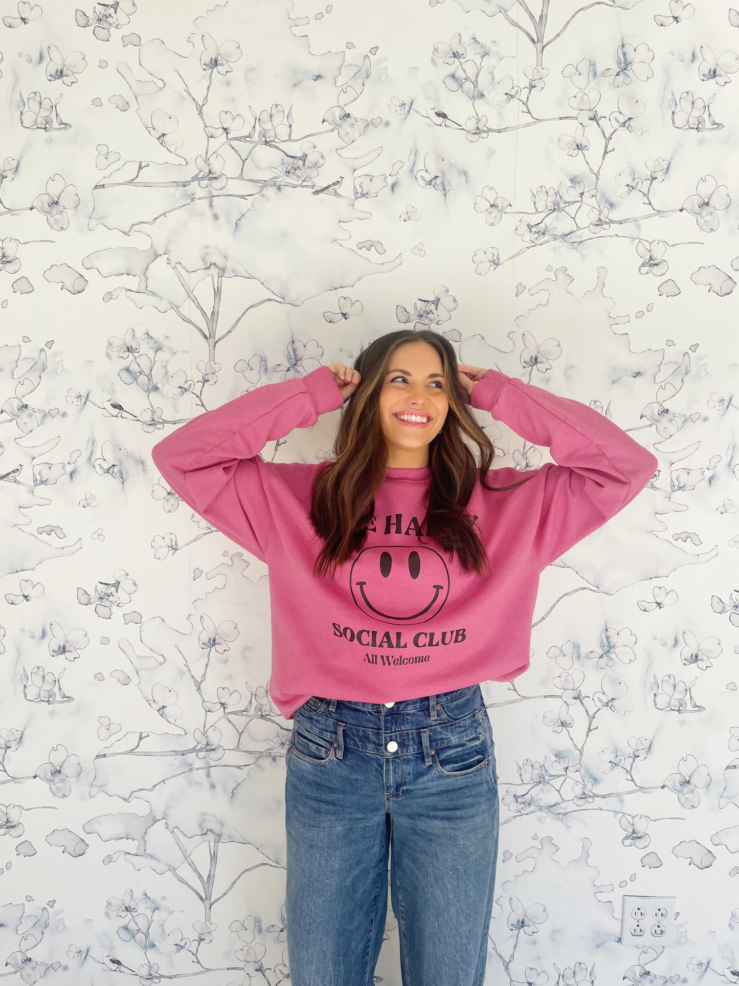 THE HAPPY SOCIAL CLUB Crew Neck Sweatshirt