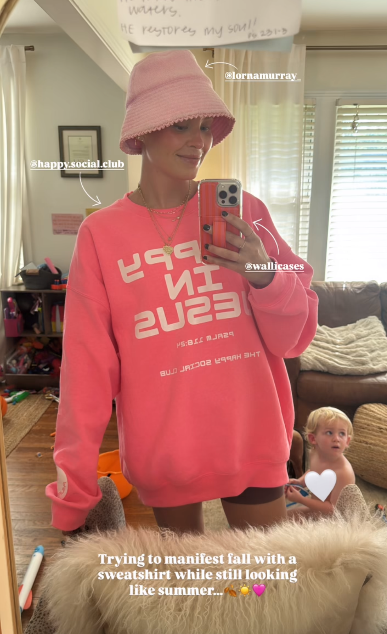 HAPPY IN JESUS Crew Sweatshirt 20% OFF discount Code SUMMER20