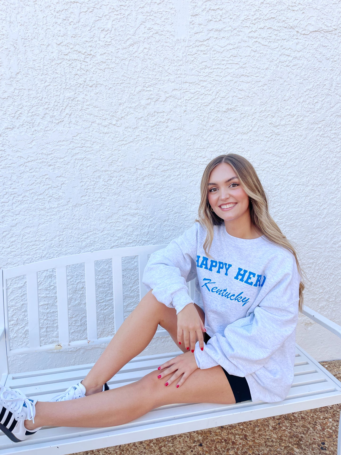 HAPPY HERE KENTUCKY Crew Sweatshirt