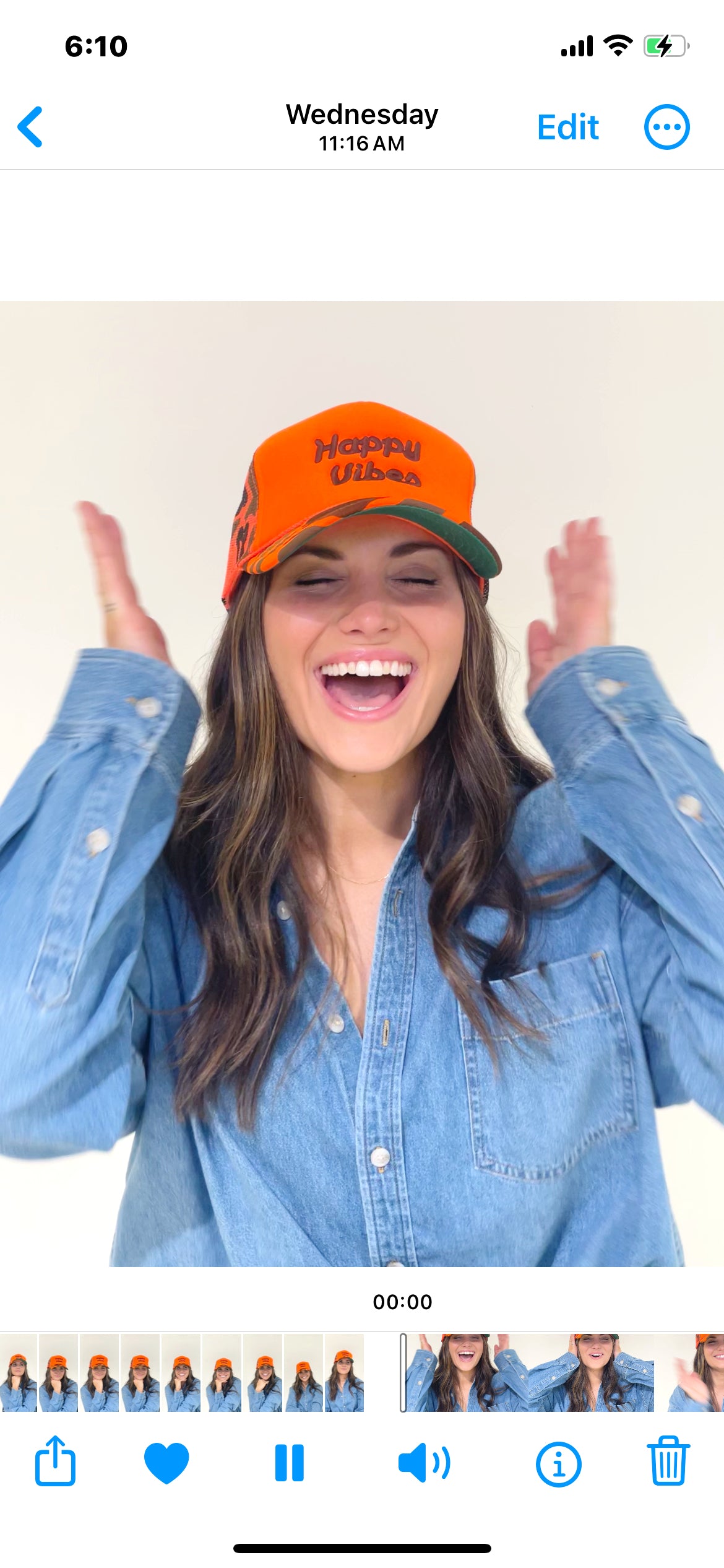 HAPPY VIBES Trucker Hat (SEE- Multiple Color Variations- look through Photos and choose your color)