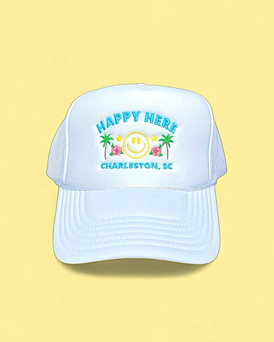 HAPPY HERE Charleston Trucker Hat