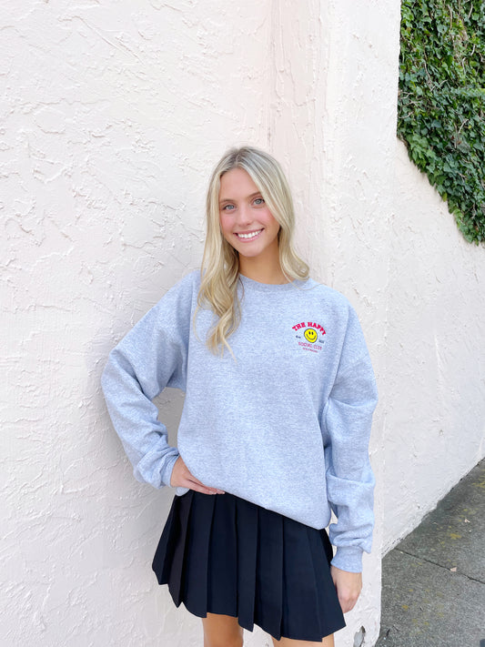 Embroidered Varsity Style THSC Crew Sweatshirt