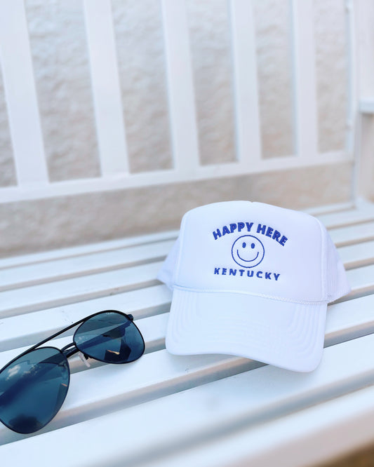 HAPPY HERE KENTUCKY Trucker Hat