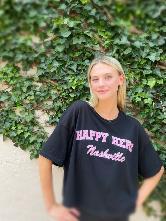 HAPPY HERE Nashville Cropped Top