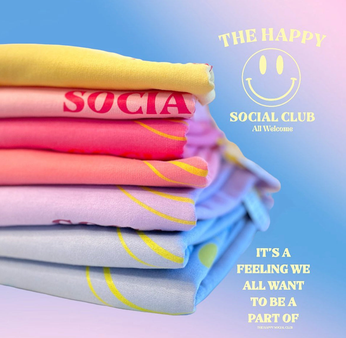 THE HAPPY SOCIAL CLUB Crew Neck Sweatshirt