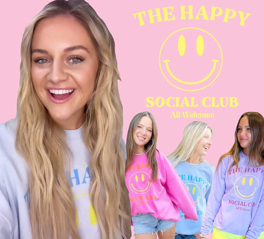 THE HAPPY SOCIAL CLUB Crew Neck Sweatshirt