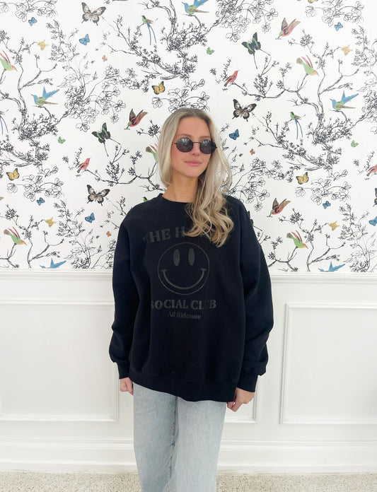 THE HAPPY SOCIAL CLUB Crew Sweatshirt