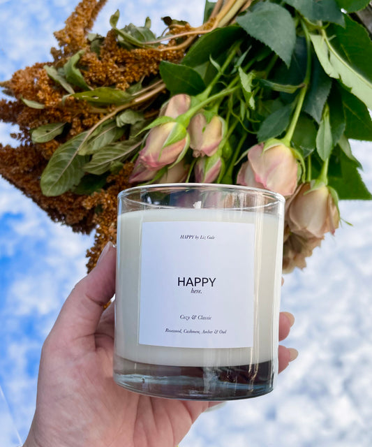HAPPY HERE Candle